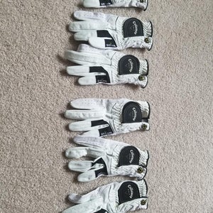 White Women's New Size 0 Callaway - set of 6 gloves
