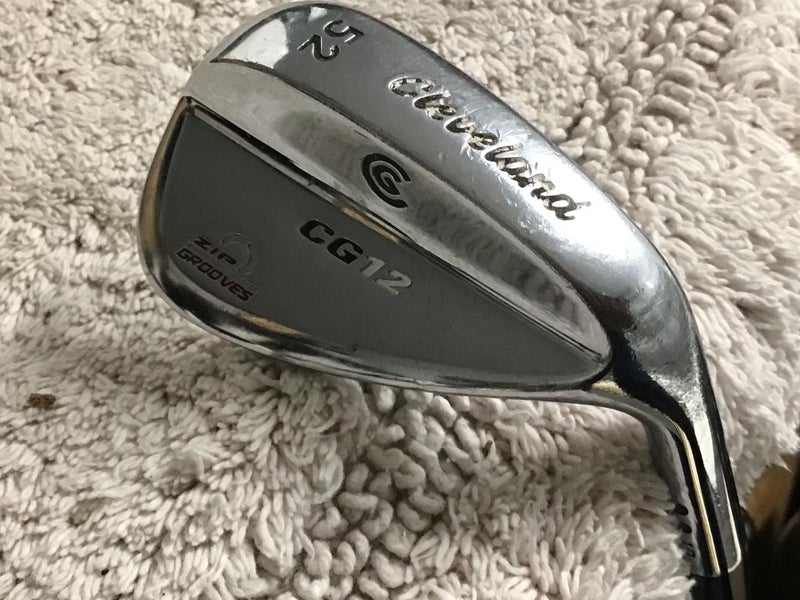 Used Men's Cleveland Right Handed CG12 Wedge Regular Flex 52 Degree Steel Shaft