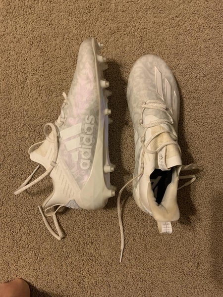 Adidas Football Cleats Size 12 White/silver