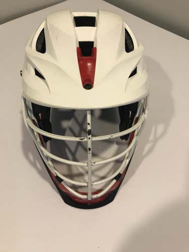 White Used Adult Player's Cascade S Helmet