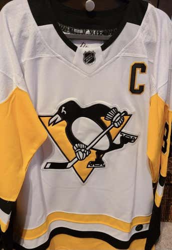 Adidas Sidney Crosby White Pittsburgh Penguins Jersey
