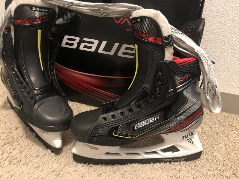 Used Senior Bauer Vapor 2X Pro Hockey Skates Regular Width Size 7