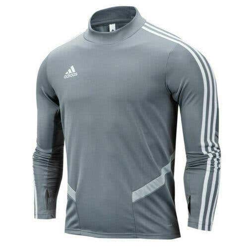 Adidas Tiro 19 Training Top Men Soccer Shirt Football Jersey Gray DW4801 L/large