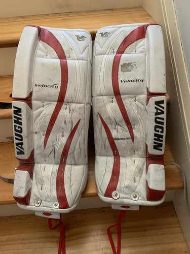 Vaughn Velocity 7190 Goalie Leg Pads 24” + 1 Used