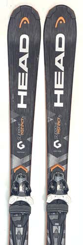 Used Head Supreme Instinct Ti All Mountain Skis with Bindings Size 149 (Option 2010077)