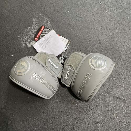 New Large Maverik Rome Elbow Arm Pads Grey
