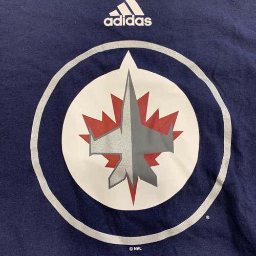 NEW Adidas Winnipeg Jets Logo tee (Sz. m)