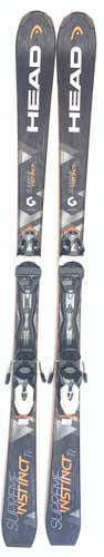 Used Head Supreme Instinct Ti All Mountain Skis with Bindings Size 163 (Option 2010086)