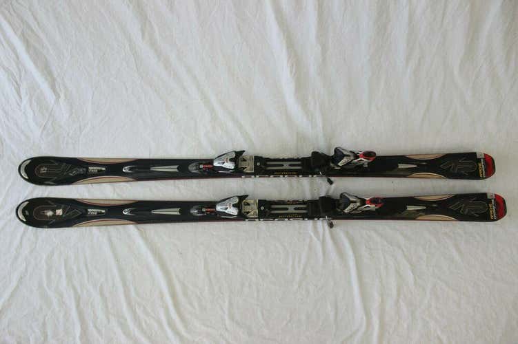 K2 Apache Crossfire Skis 167 Cm with Marker Bindings