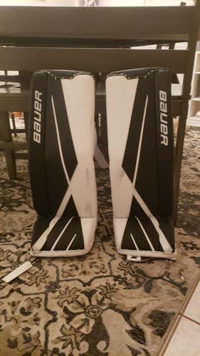 Used Intermediate 31" Bauer Supreme 3s Goalie Leg Pads