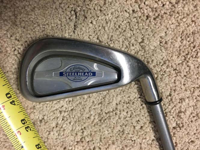 3 Iron Callaway Steelhead X-14 Firm Graphite Shaft 39" Lg RH Single Golf Club