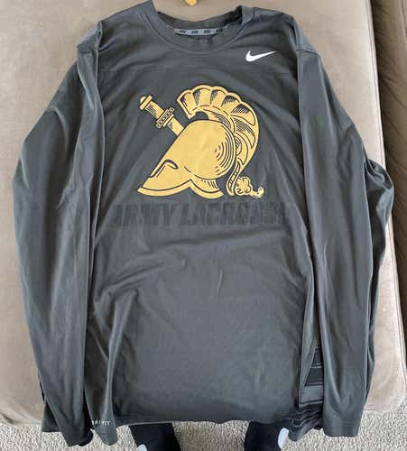 Army Lacrosse Nike Dri-fit Long Sleeved Shooting Shirt