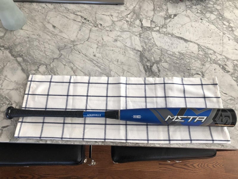 Used High School/College BBCOR Certified 2020 Louisville Slugger Composite Meta Bat (-3) 29 oz 32"