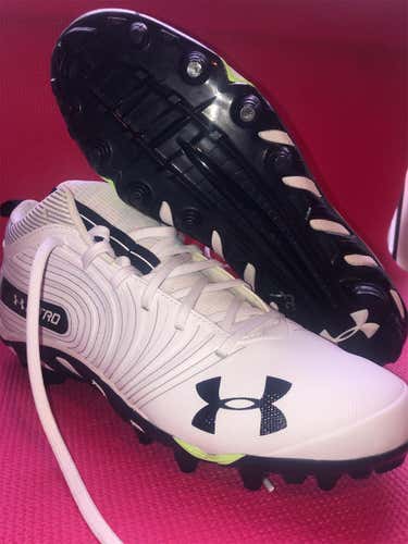 Under Armour White Men's Molded Cleats Low Cut