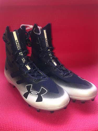Under Armour Blue Men's Molded Cleats High Top