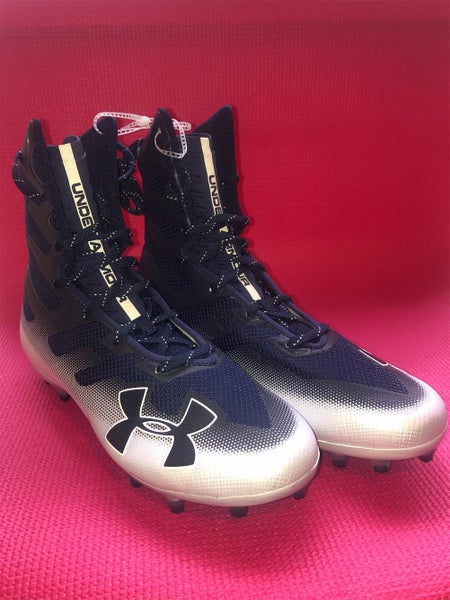 Under Armour Blue Men's Molded Cleats High Top