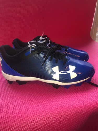 Blue Men's Molded Cleats Low Cut