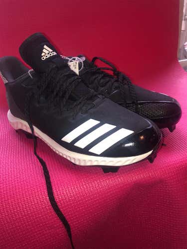 Adidas Black Men's Molded Cleats Low Cut