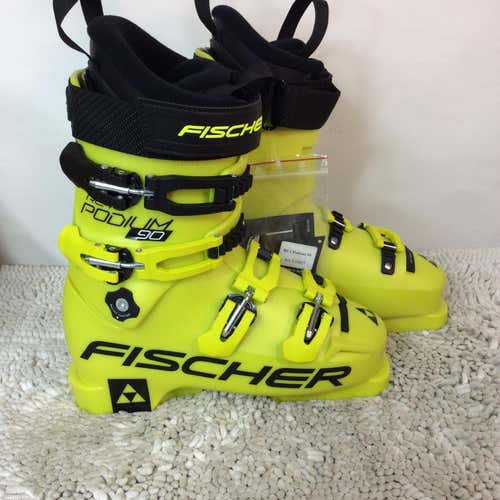 New Fischer RC4 Podium 90 Jr. Racing Ski Boots Mondo 25.5