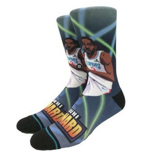 Kawhi Leonard Los Angeles Clippers Stance NBA Fast Break Socks Large Mens 9-13