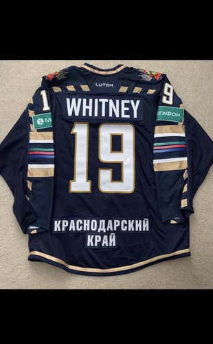 Ryan Whitney Authentic Lutch HK Sochi Jersey (size 52)