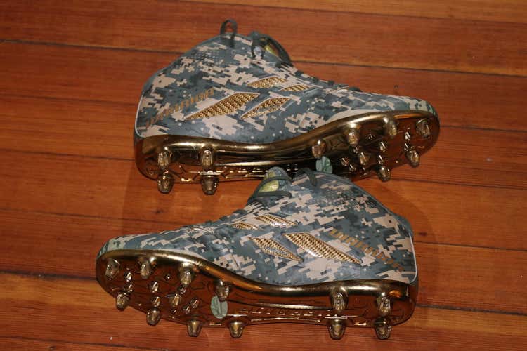 CUSTOM TEAM USA  CAMO Warrior Burn 8.0 LACROSSE CLEATS 10.5
