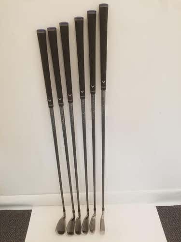 Used Callaway Steelhead Xr 5i-pw Graphite Regular Golf Iron Or Hybrid Sets