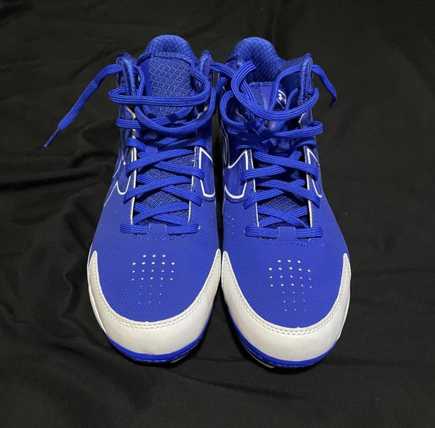 Blue New Adult Men's Size 8.0 (Women's 9.0) Metal Under Armour High Top