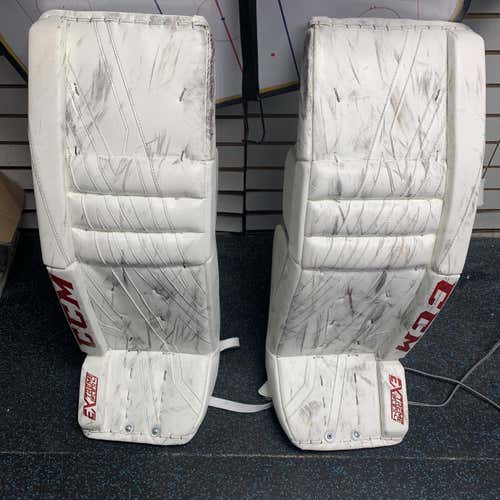 Detroit Red Wings Game Used CCM Lefebvre Extreme Flex 4 Pro Stock 34" +2 Goalie Pads