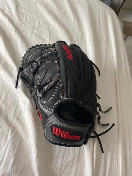 Black High School/College Pitcher's A2000 12" Baseball Glove