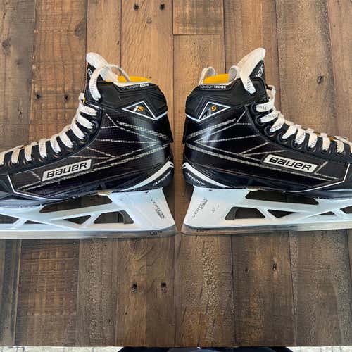 Senior Bauer Supreme 1S Regular Width Size 10 Hockey Goalie Skates