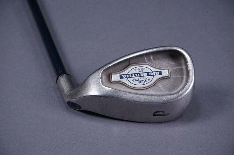 CALLAWAY GOLF BIG BERTHA X-12 IRONS PITCHING WEDGE W/ RCH 99 REGULAR FLEX SHAFT