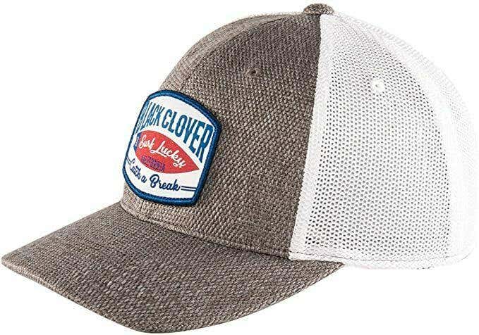 Black Clover Live Lucky Catch A Break Brown Bambo/White Mesh Adjustable Hat