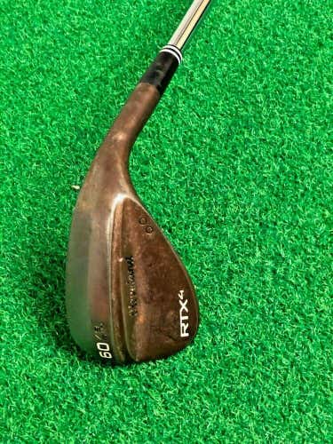 Cleveland Golf RTX 4 Raw 60.9* Mid DG Tour Issue S400 2* Flat RH - Used