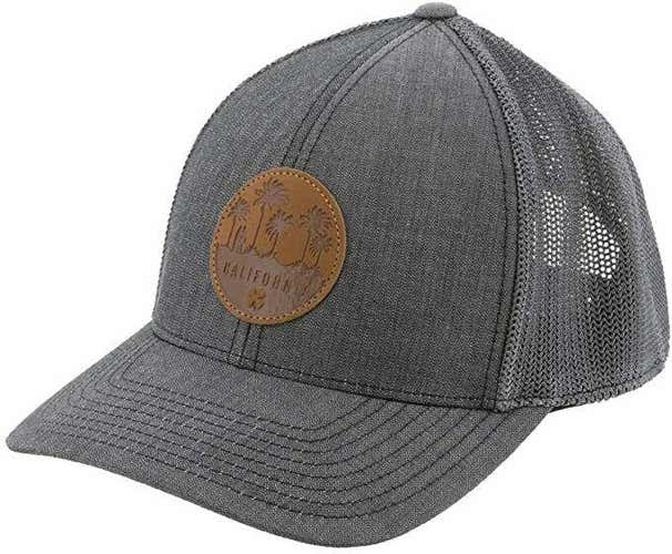 Black Clover Live Lucky California State of Mind Charcoal Adjustable Hat
