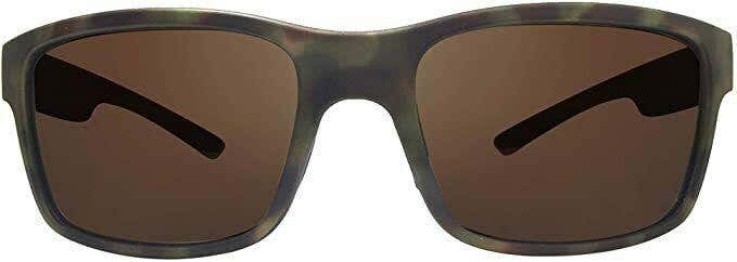 REVO Polarized Sunglasses Crawler Matte Brown Camouflage Frame Terra Lens