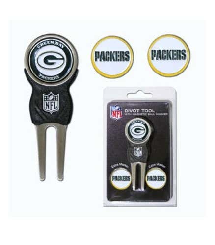 Team Golf NFL Green Bay Packers Divot Tool Pack