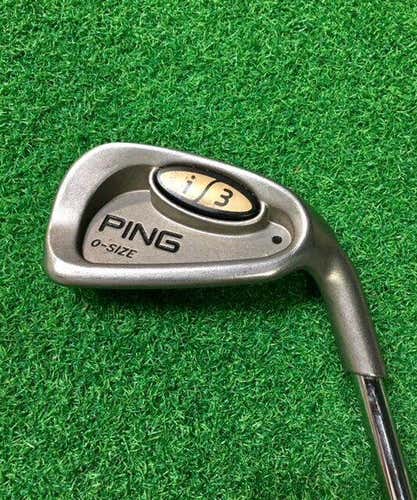 PING i3 O-Size 6-Iron, Black cc, Stiff Flex Steel
