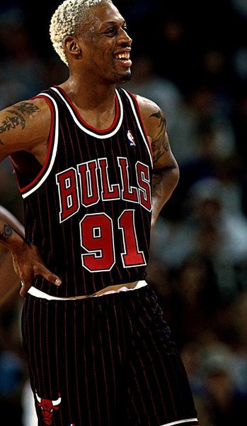 Shop Mitchell & Ness Chicago Bulls Dennis Rodman 1995-1996