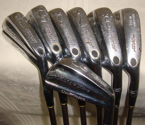 Walter Hagen Haig Ultra 385 Fluid Feel  Pro Flex Irons Right H. 3 4 5 6 7 9 & P