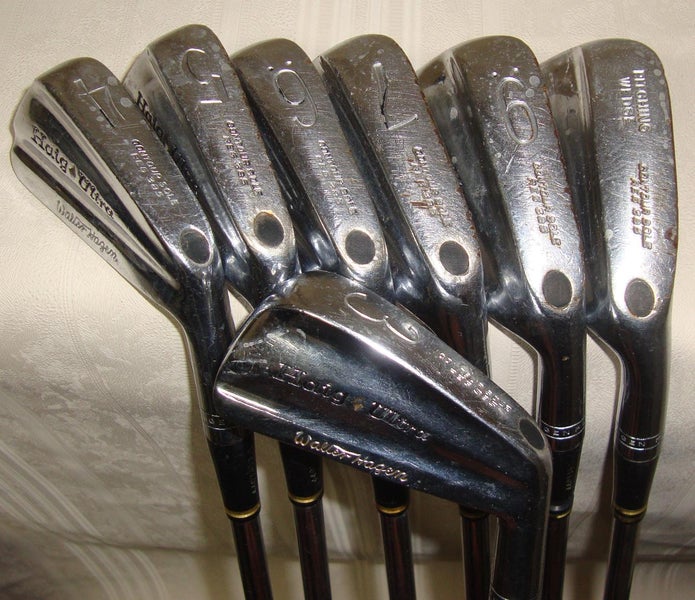 Walter Hagen Haig Ultra 385 Fluid Feel  Pro Flex Irons Right H. 3 4 5 6 7 9 & P