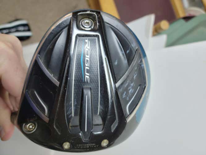 Used Men's Callaway Rogue 9 degree driver, Even Flow Project X 6.0 Stiff flex 65g
