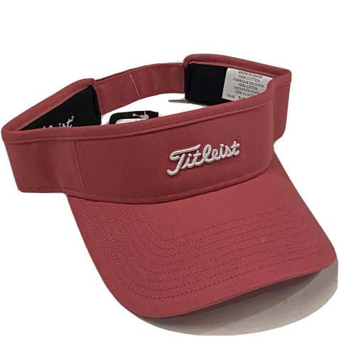 Titleist Nantucket Golf Visor Island Red One Size OSFM NEW #80210