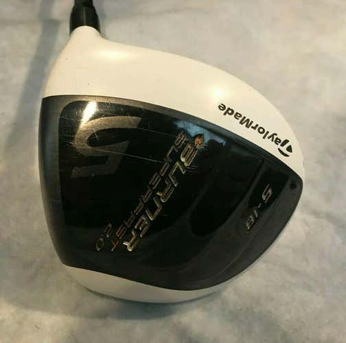 TaylorMade Burner Superfast 2.0 5 Wood 18* REAX 4.8 Regular Graphite *Very Good*