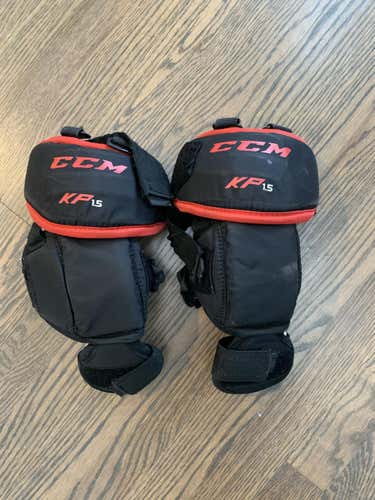 Used CCM Youth KP 1.5 Goalie Knee Guards