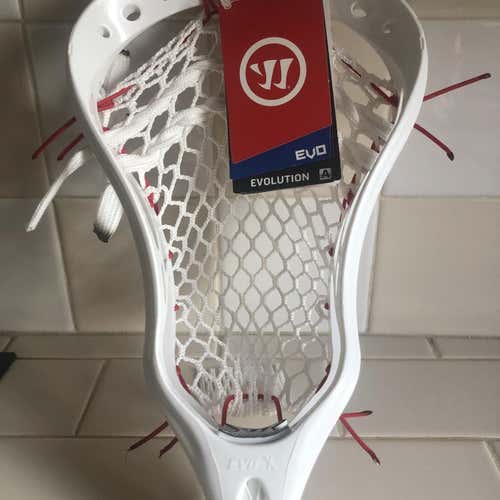 White New Strung Evo X Head
