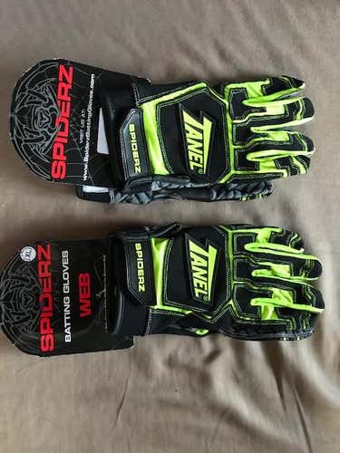 2 PAIRS! Black New XL Tanel Batting Gloves