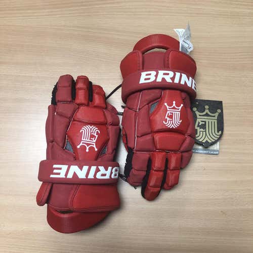 Red New Player's Brine King Superlight II 13" Lacrosse Gloves