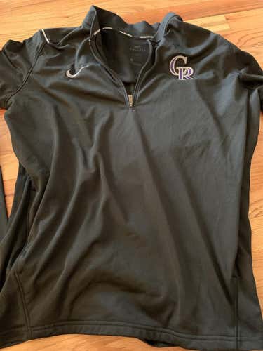 Colorado Rockies Black Adult Large Nike Sweatshirt