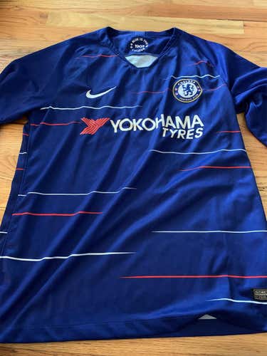 Chelsea Eden Hazard Blue Used Large Nike Jersey